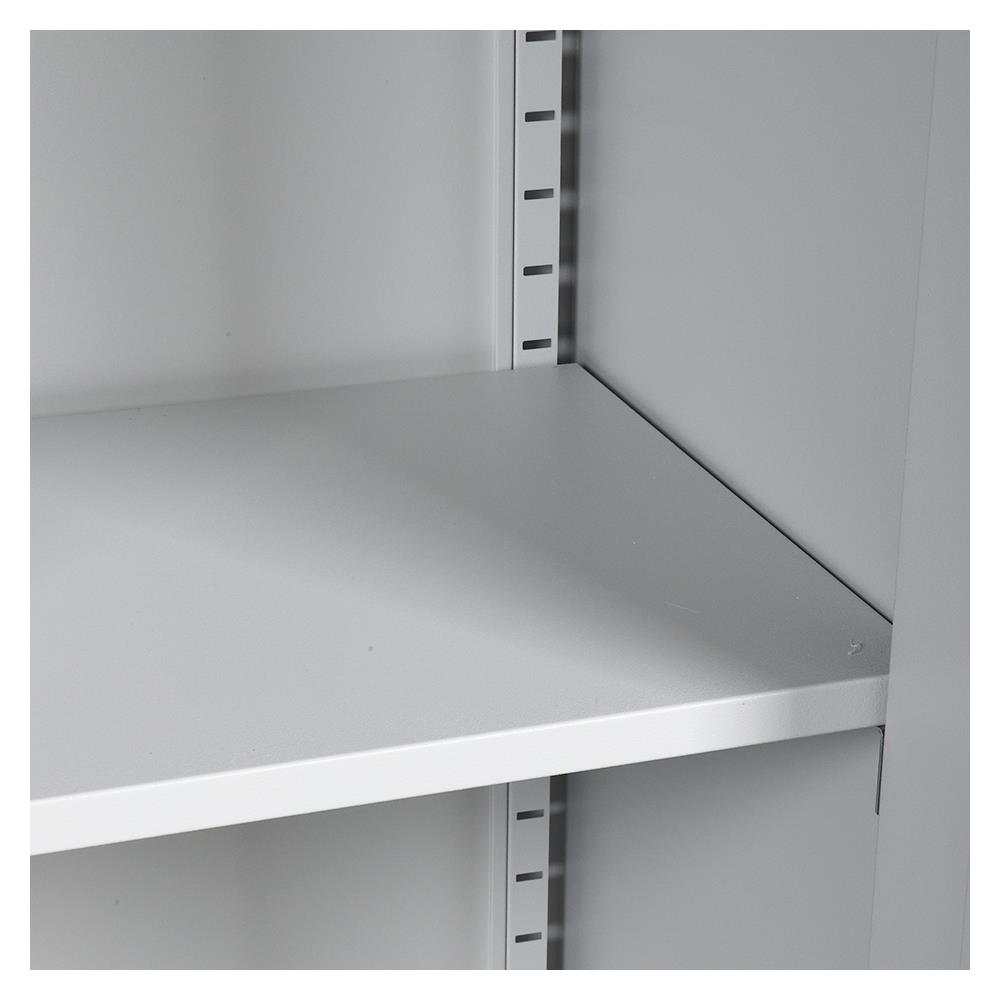 ตู้เหล็กสูงบานเลื่อนกระจก LUCKY WORLD KSG-120K-GG สีเขียว