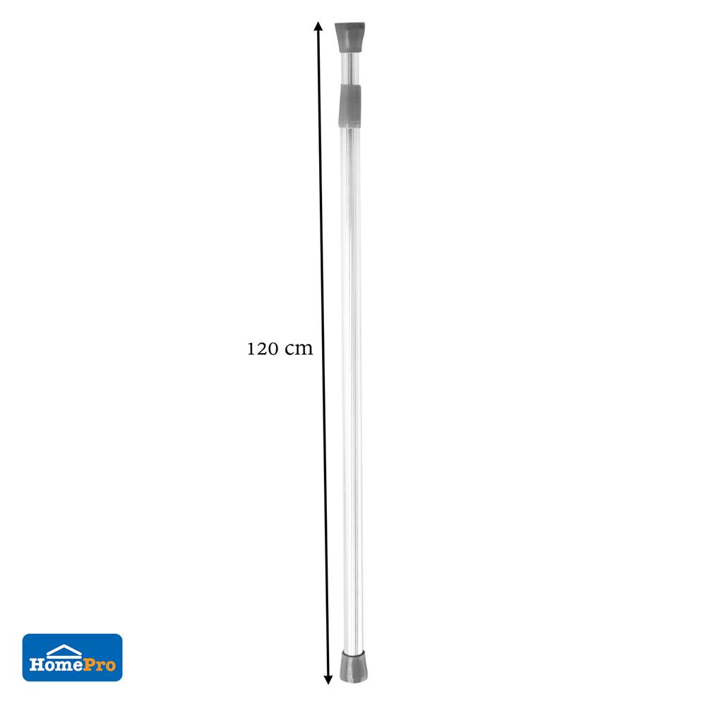 ราวม่านอะลูมิเนียม MOYA HM88119 สีโครเมียม