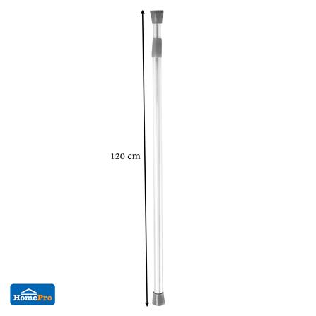 ราวม่านอะลูมิเนียม MOYA HM88119 สีโครเมียม_3