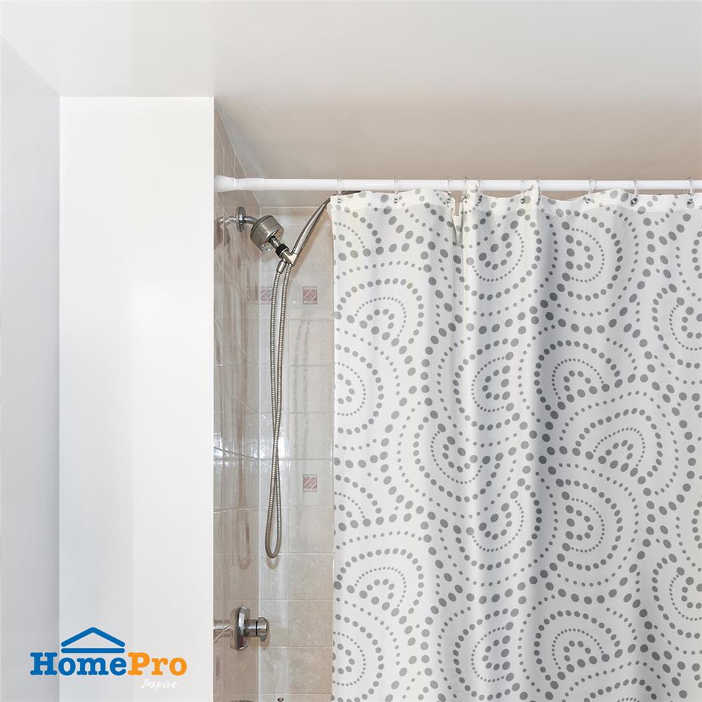 ราวม่านอะลูมิเนียมเคลือบ PVC MOYA HM8302