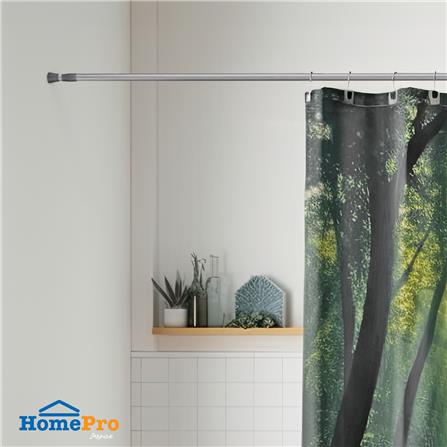 ราวม่านอะลูมิเนียม MOYA HM8312 สีโครเมียม_2