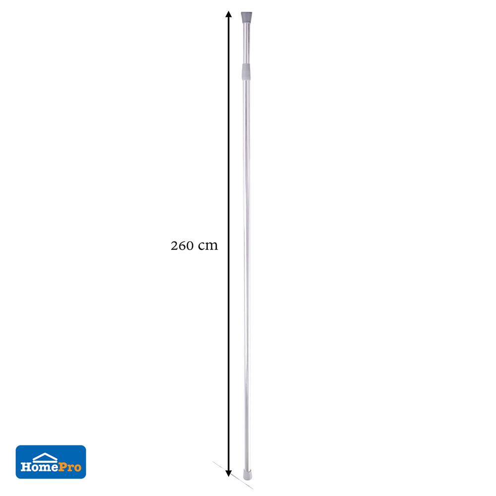 ราวม่านอะลูมิเนียม MOYA HM8313 สีโครเมียม