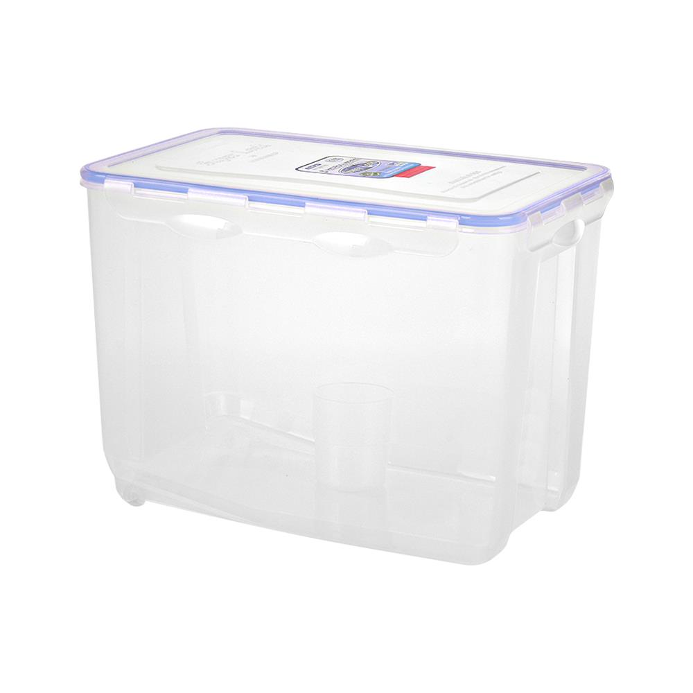 ถังข้าวสารพลาสติก 10 กก. + ถ้วยตวง MICRON WARE 6041