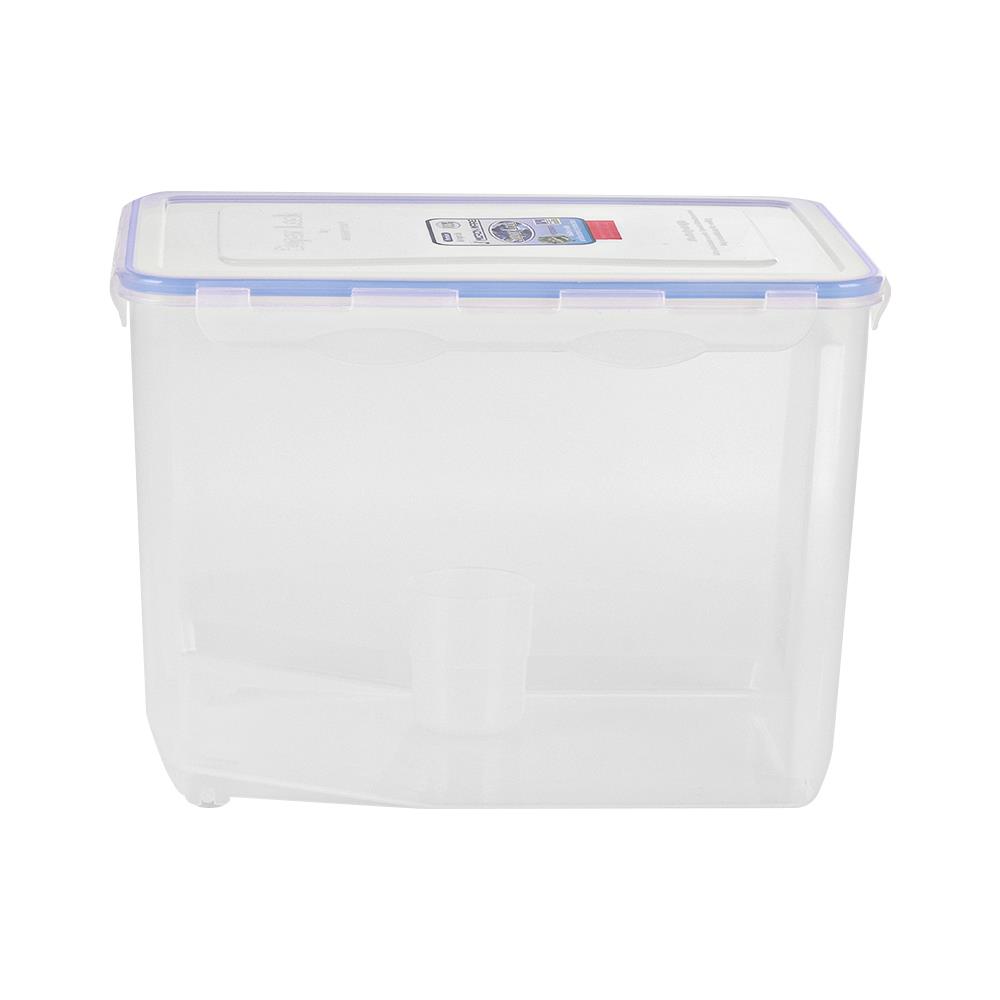 ถังข้าวสารพลาสติก 10 กก. + ถ้วยตวง MICRON WARE 6041