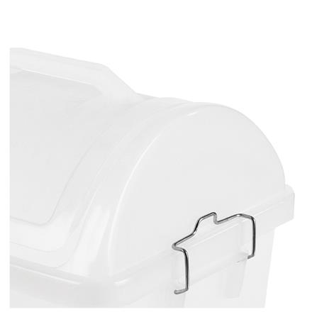 ถังขยะเหลี่ยมฝาสวิง เรืองวา RW9258 40 ลิตร สีใส_3