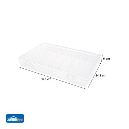 กล่องแบ่งช่อง 40 ช่อง STACKO TL718 24x36x5.5 ซม. สีขาว_6