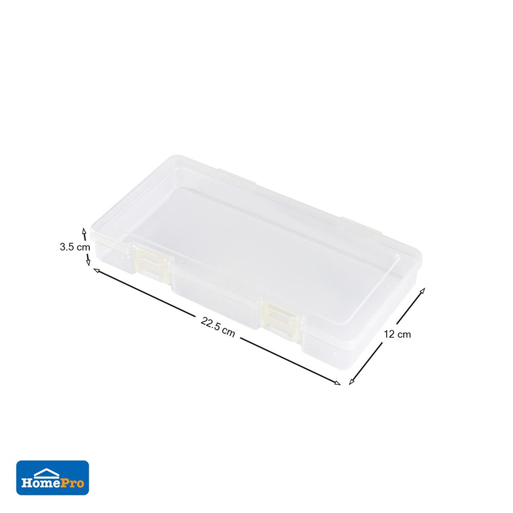 กล่องฝาปิด STACKO K-4994 12x22.5x3.5 ซม. สีขาว