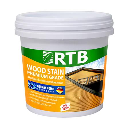 สีย้อมไม้ ชนิดด้าน RTB WOOD STAIN SP-0102 สีมะฮอกกะนี 1/4 แกลลอน