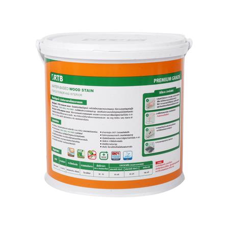 สีย้อมไม้ ชนิดเงา RTB WOOD STAIN WP101 สีแดงเชอรี่ 1 แกลลอน_1