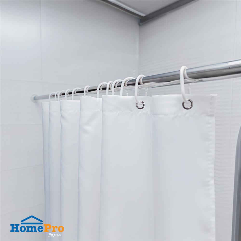 ห่วงม่านห้องน้ำ ZIM HK-03 สีขาว