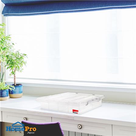 กล่องเก็บของ ฝาล็อค STACKO 51140 18 ลิตร สีขาว_3