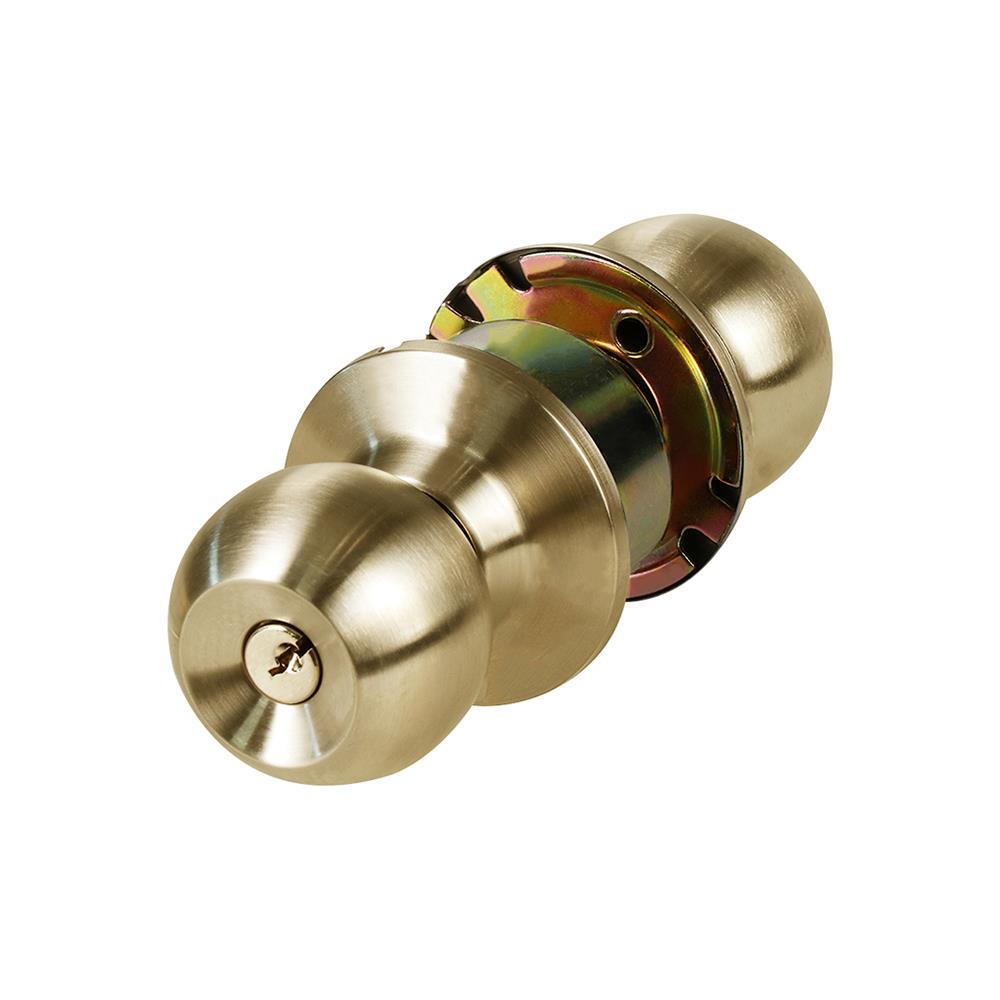 ลูกบิดห้องน้ำ หัวกลม YALE KN-VCA5222US3 สีทอง