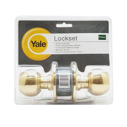 ลูกบิดห้องน้ำ หัวกลม YALE KN-VCA5222US3 สีทอง_3