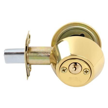 กุญแจลิ้นตาย 2 ด้าน YALE V8121US3 สีทองเหลืองเงา_1