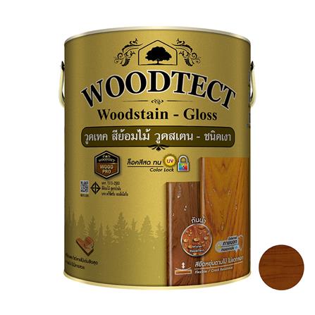 สีย้อมไม้ ชนิดเงา WOODTECT WOODSTAIN 103 สีวอลนัท 1 แกลลอน_0