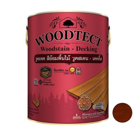 สีย้อมพื้นไม้ ชนิดด้าน WOODTECT 504 สีวอลนัท 1 แกลลอน