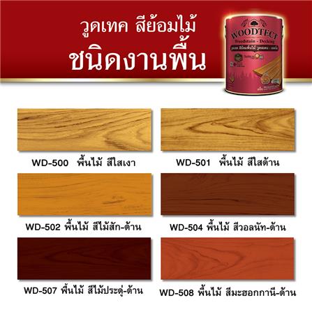 สีย้อมพื้นไม้ ชนิดด้าน WOODTECT 504 สีวอลนัท 1 แกลลอน_3
