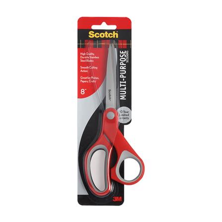 กรรไกรอเนกประสงค์ 3M ขนาด 8 นิ้ว สีขาว_0