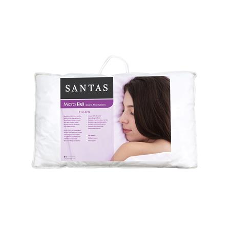 หมอนหนุน ใยสังเคราะห์ SANTAS MICROGEL MEDIUM 19x29 นิ้ว_2