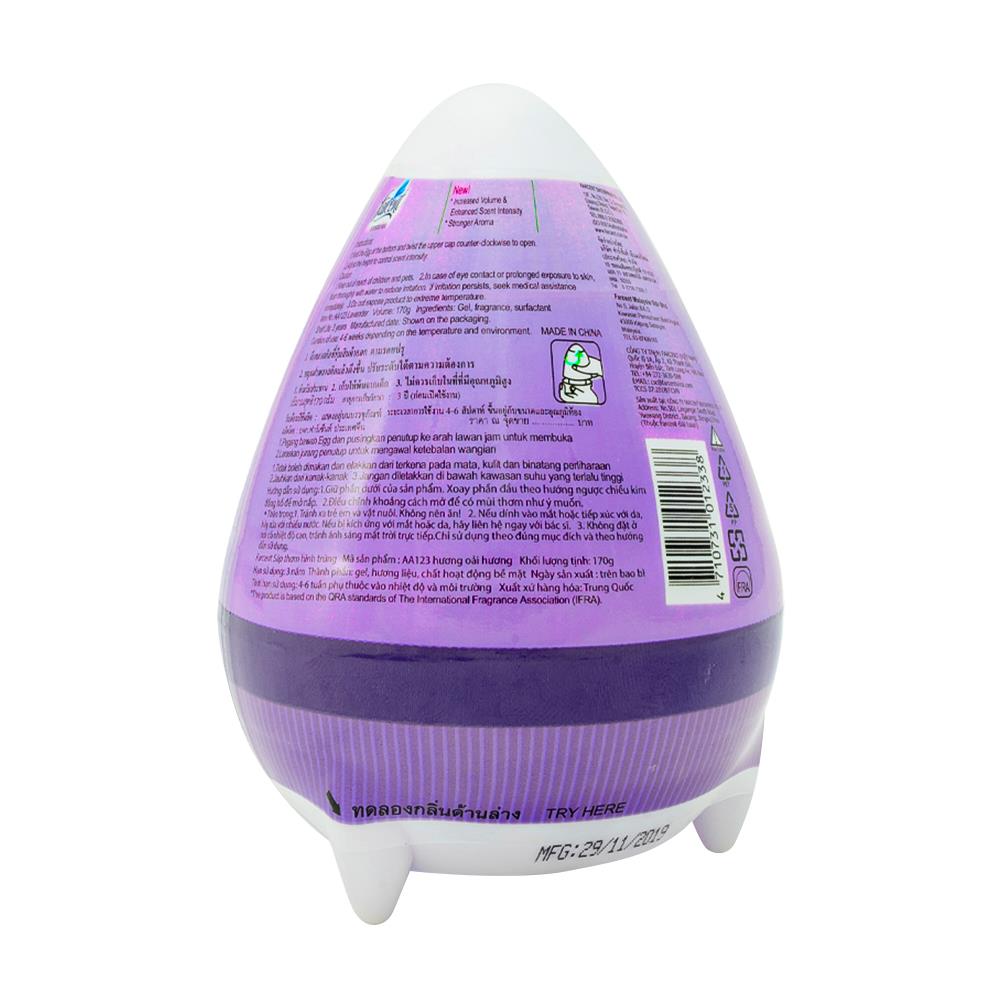 เจลปรับอากาศ FARCENT EGG 170g LAVENDER