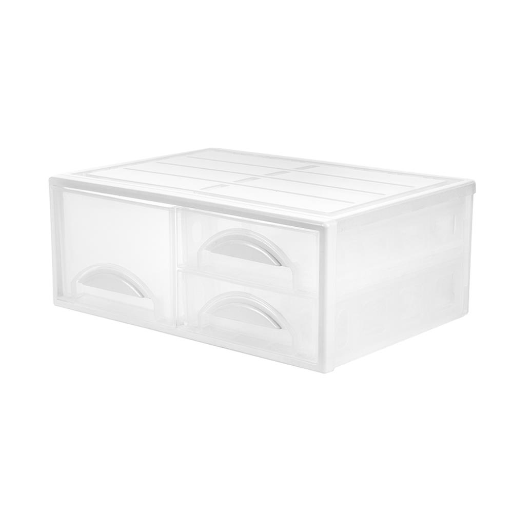 กล่องลิ้นชัก 3 ลิ้นชัก OTTO DW-9343 51x35x19 ซม. สีขาว