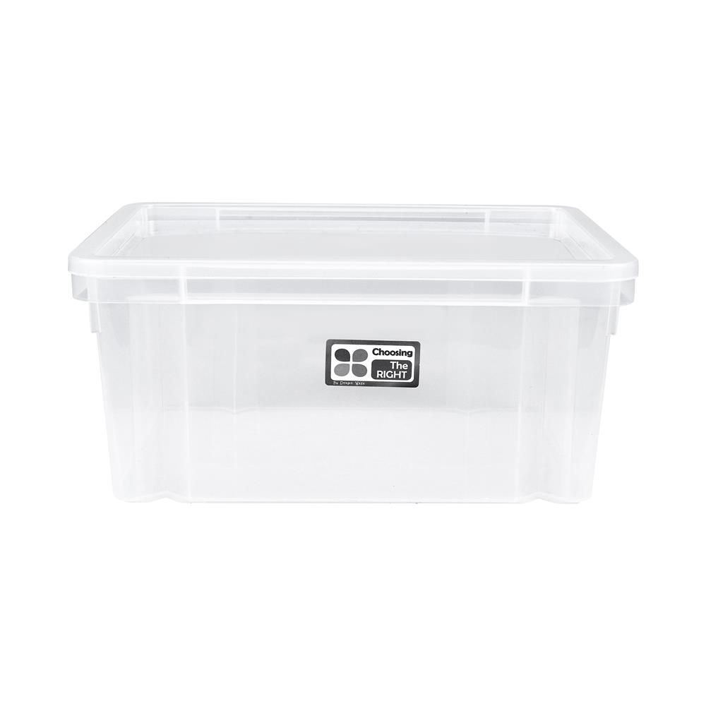 กล่องฝาปิด SN 517 27x21x13 ซม. สีขาว