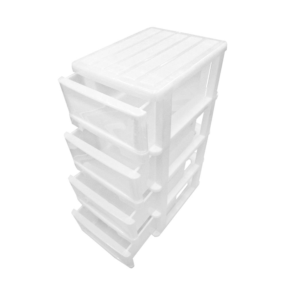 ตู้ลิ้นชัก 4 ชั้น SN BIGBOSS 40X50X91 ซม. สีขาว