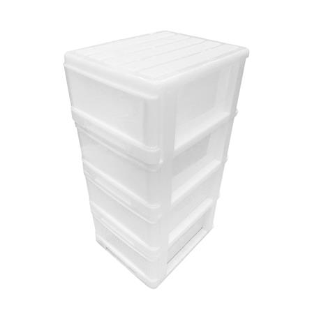 ตู้ลิ้นชัก 4 ชั้น SN BIGBOSS 40X50X91 ซม. สีขาว_1