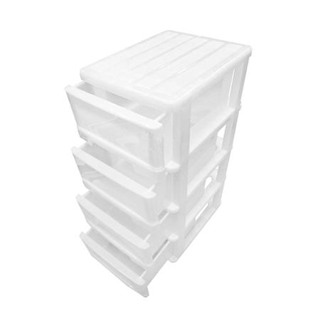 ตู้ลิ้นชัก 4 ชั้น SN BIGBOSS 40X50X91 ซม. สีขาว_2