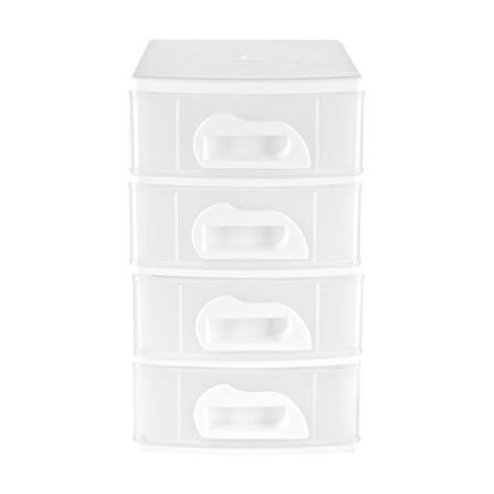 ชั้นลิ้นชักเล็ก 4 ชั้น API 1034 18.5X26.3X31 ซม. สีขาว_1