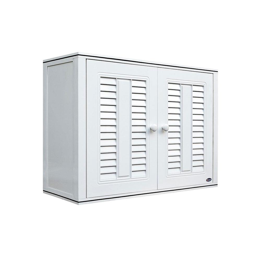 ตู้อเนกประสงค์ QUEEN 3 ชั้น เกล็ดมณี สีขาว