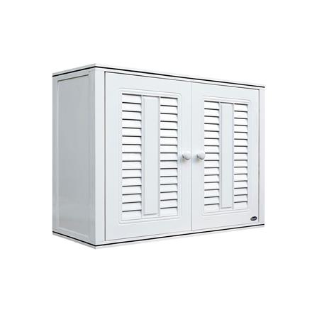 ตู้อเนกประสงค์ QUEEN 3 ชั้น เกล็ดมณี สีขาว_1