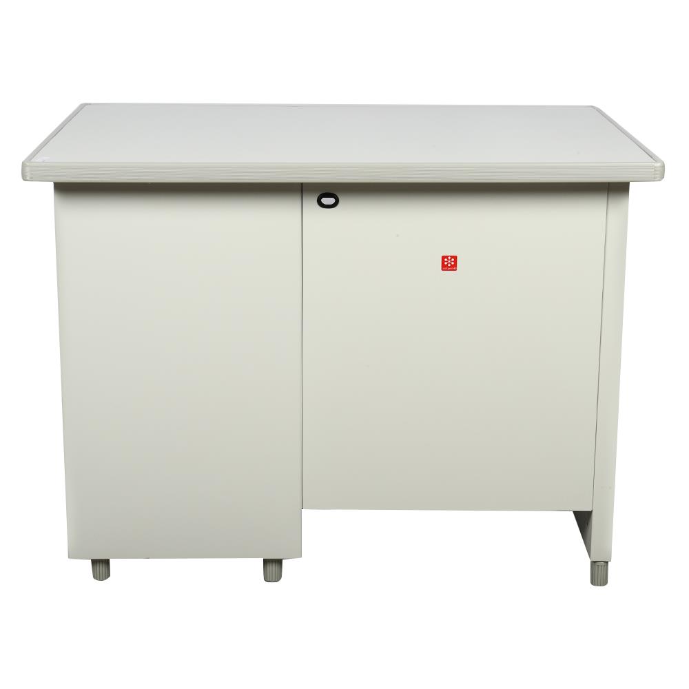 โต๊ะทำงานเหล็ก LUCKY WORLD DX-40-3-GG 120 ซม. สีเขียว