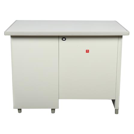 โต๊ะทำงานเหล็ก LUCKY WORLD DX-40-3-GG 120 ซม. สีเขียว_2