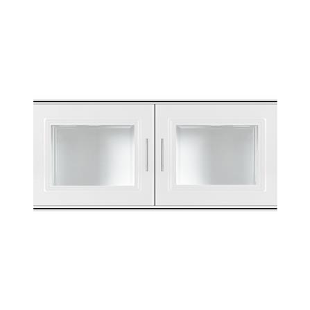 ตู้แขวนบานคู่ ABS KING PLAT-ZERCON 90x42 ซม. สีขาว