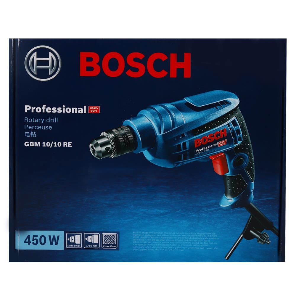 สว่านไฟฟ้า BOSCH GBM10RE 10 มม. 450 วัตต์