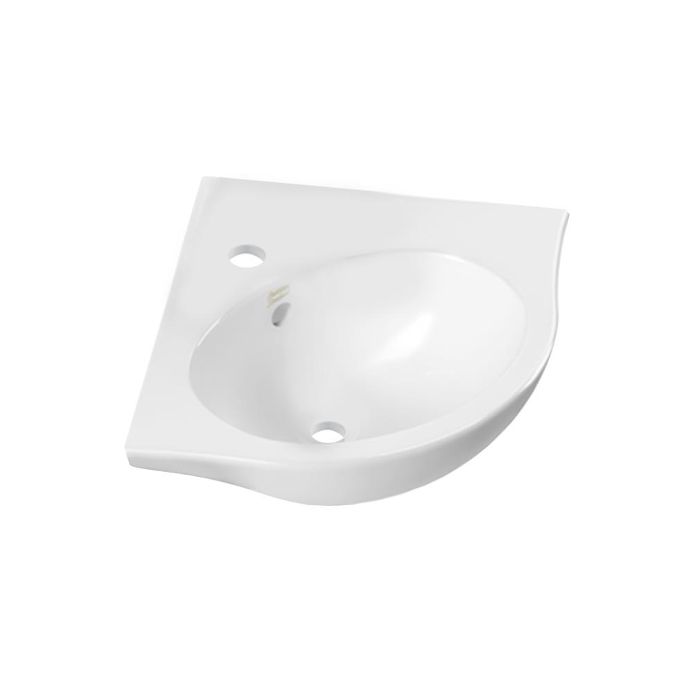 อ่างล้างหน้าแขวนมุม AMERICAN STANDARD 0940-WT-0 สีขาว