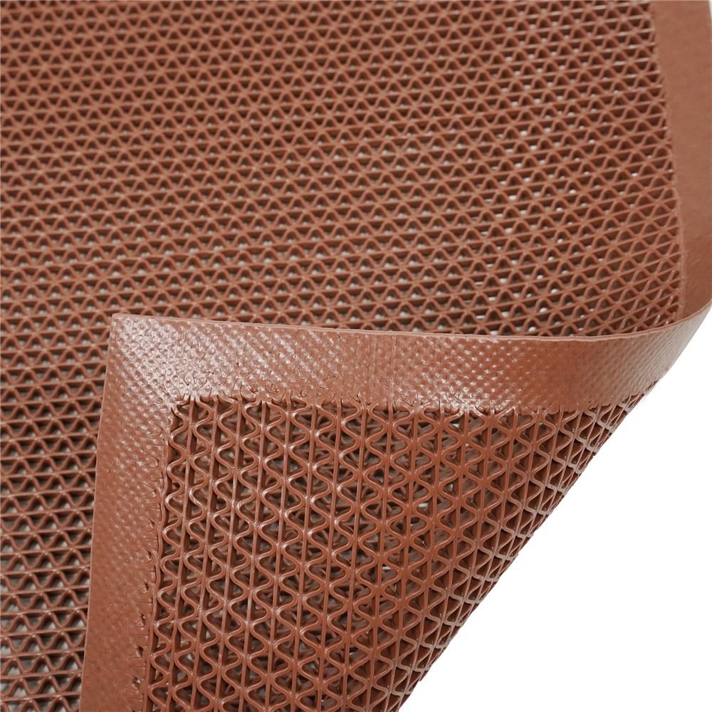 พรมเช็ดเท้าดักฝุ่น HOME LIVING STYLE Z 48X68 ซม. สีน้ำตาล