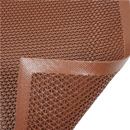 พรมเช็ดเท้าดักฝุ่น HOME LIVING STYLE Z 48X68 ซม. สีน้ำตาล_1