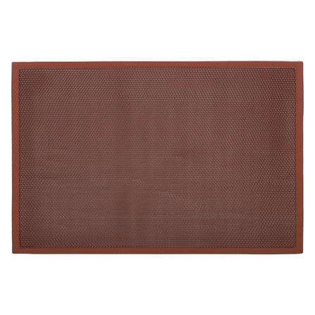 พรมเช็ดเท้าดักฝุ่น HOME LIVING STYLE Z 58X78 ซม. สีน้ำตาล_0