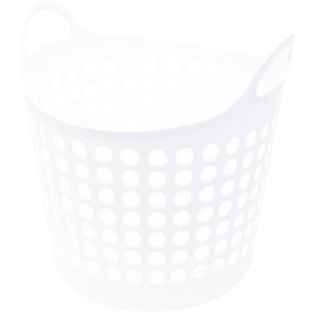 ตะกร้าผ้ากลม PIONEER 86100014 สีขาว
