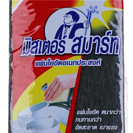 แผ่นใยขัด MR.SMART 3956-3 4x6 นิ้ว แพ็ก 3 ชิ้น_1