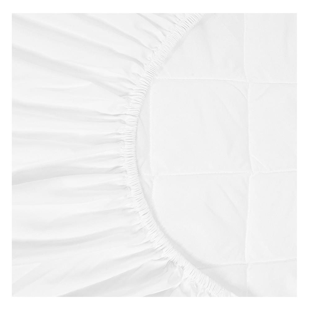 ผ้ารองกันเปื้อนแบบกันน้ำ KING SIZE PICASSO รัดมุมเต็มตัว สีขาว