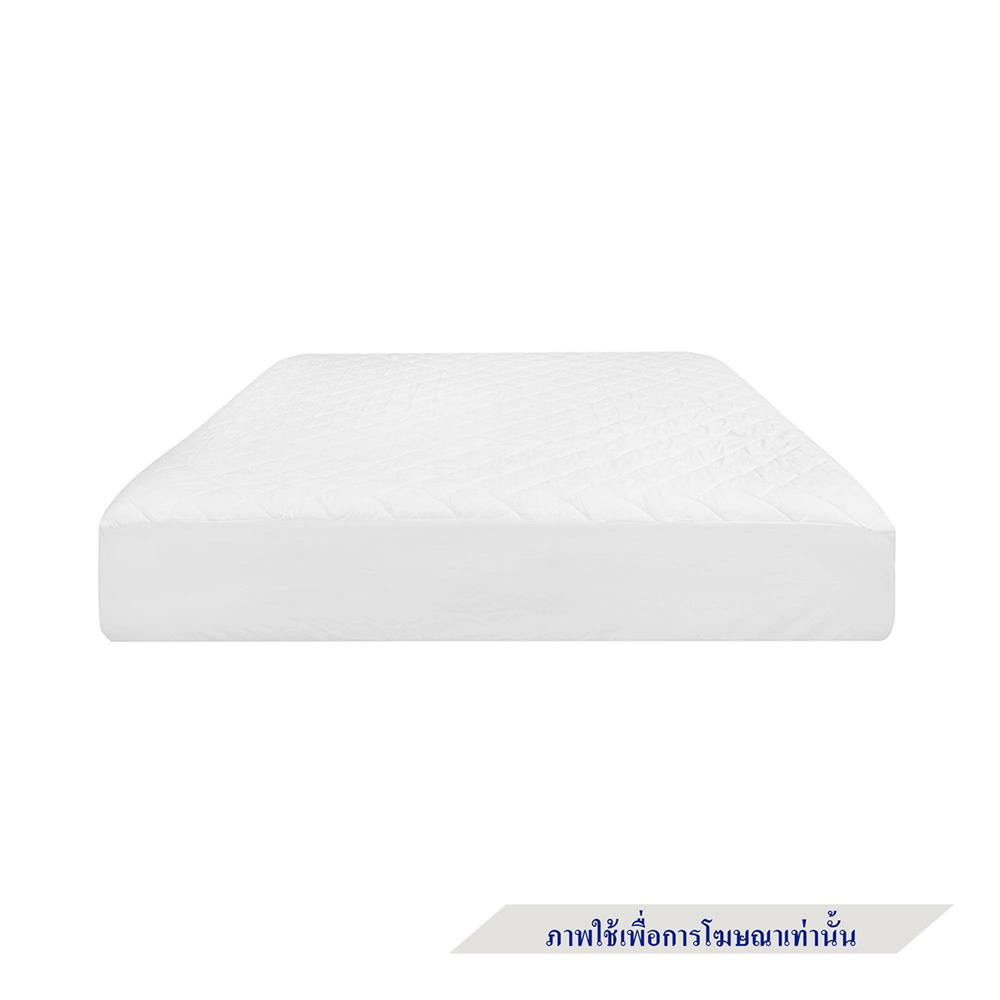 ผ้ารองกันเปื้อนแบบกันน้ำ KING SIZE PICASSO รัดมุมเต็มตัว สีขาว