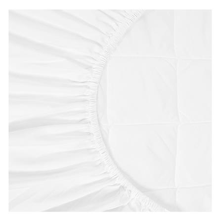 ผ้ารองกันเปื้อนแบบกันน้ำ KING SIZE PICASSO รัดมุมเต็มตัว สีขาว_1