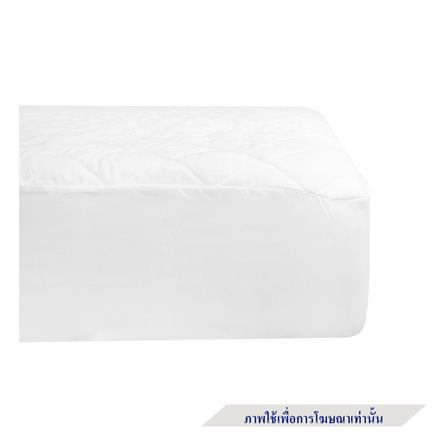ผ้ารองกันเปื้อนแบบกันน้ำ KING SIZE PICASSO รัดมุมเต็มตัว สีขาว_3