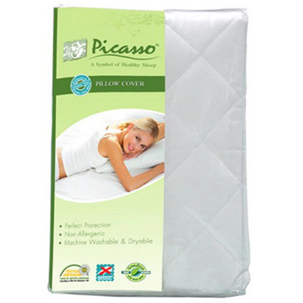 ปลอกหมอนหนุน PICASSO ANTI DUST MITE สีขาว