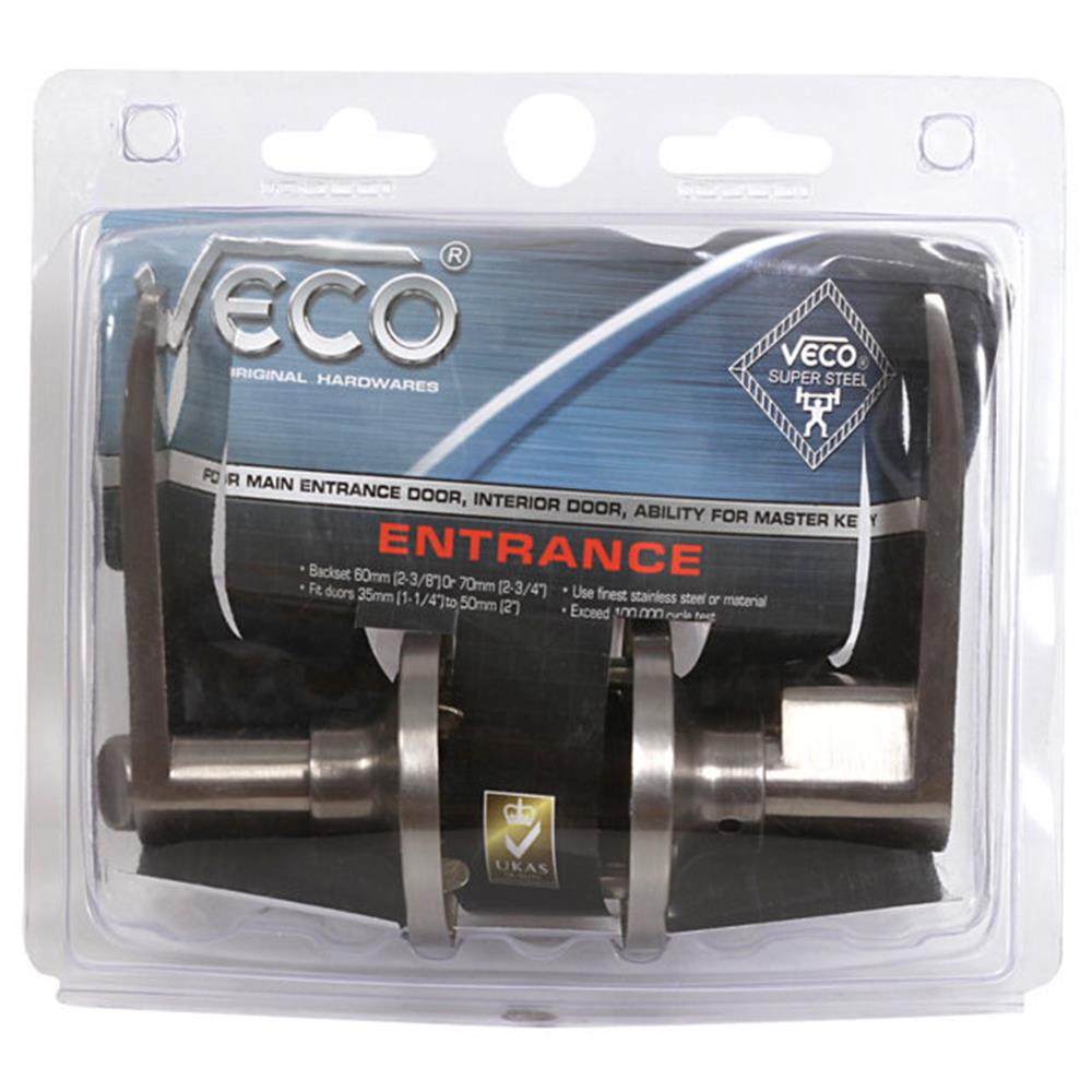 เขาควายห้องน้ำ VECO 6414-SS-BK สีสเตนเลส