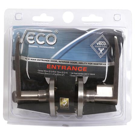 เขาควายห้องน้ำ VECO 6414-SS-BK สีสเตนเลส