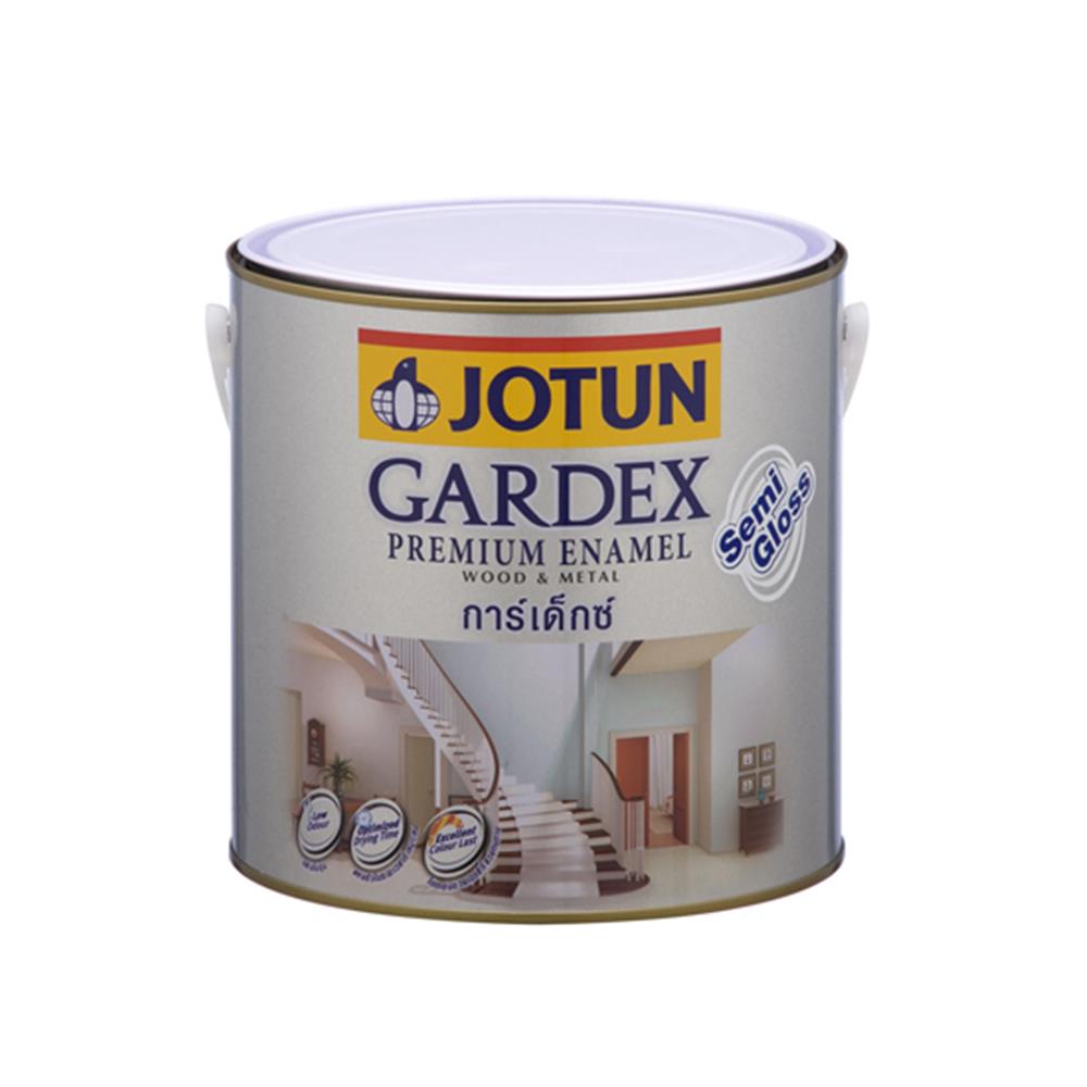 สีน้ำมัน JOTUN GARDEX สีขาว กึ่งเงา 1 แกลลอน